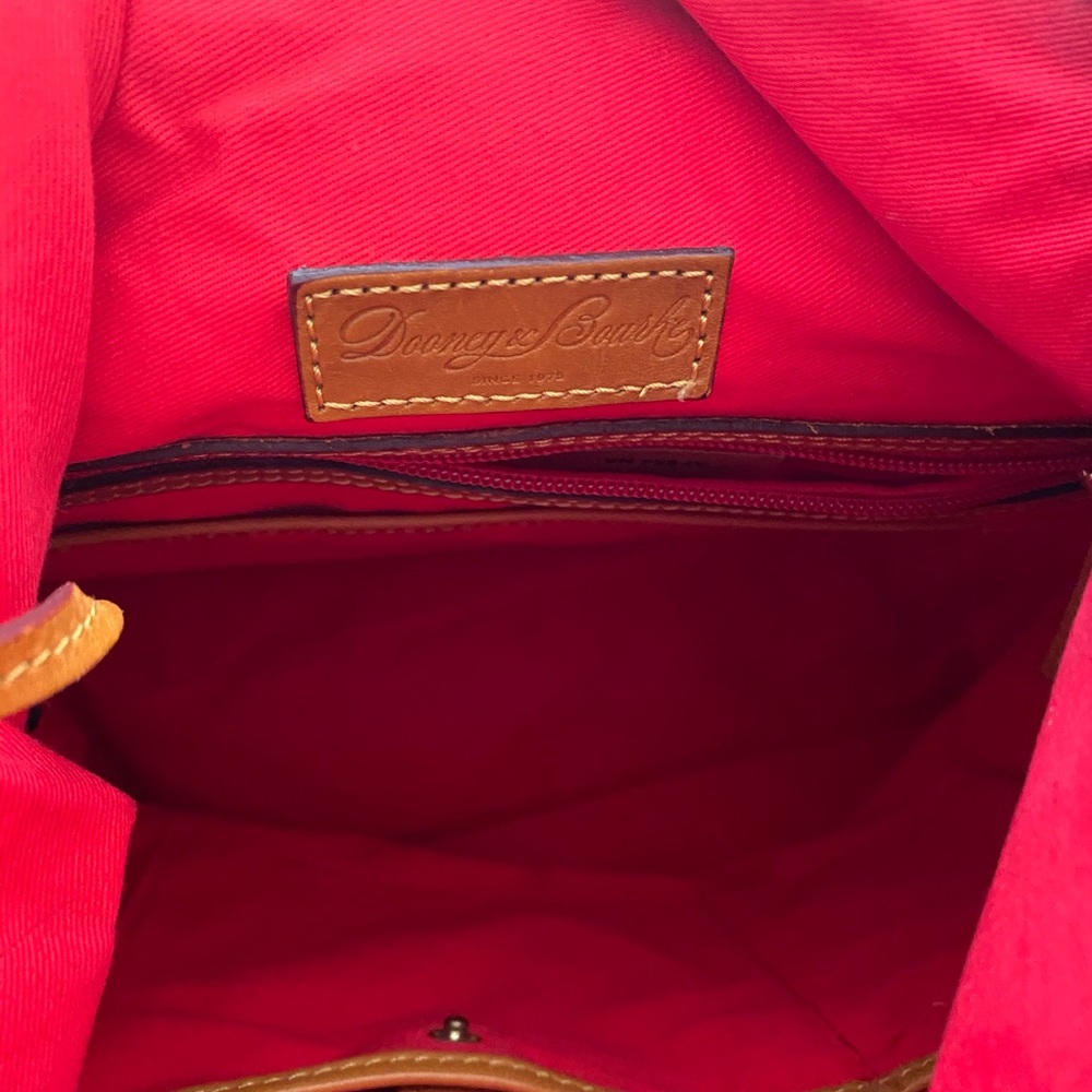 Authentic Dooney & Bourke Zebra Print Canvas Bag - image 6